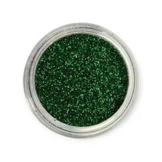 KiviArt Kozmetikai Csillámpor Dark Green LB600 - Sötétzöld Glitter Csillámtetováláshoz