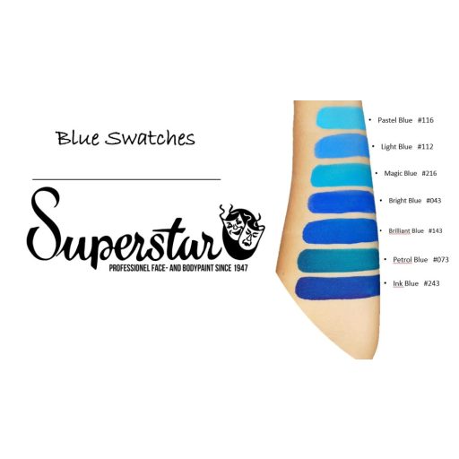 Superstar arcfesték - Benzinkék 16g /Petrol Blue 173/