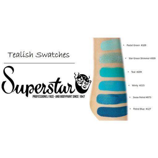 Superstar arcfesték - Kékeszöld 16g /Teal 209/